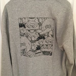 BNWT uniqlo x kaws Sesame Street full sleeve large